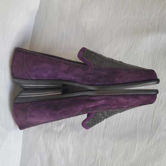 CASADEI Italian high quality luxury  monogram shoe 36 loafer slip on flat - Picture 8 of 17